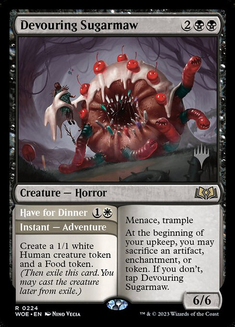 Devouring Sugarmaw // Have for Dinner (PWOE) (Foil) (#224p)