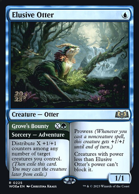 Elusive Otter // Grove's Bounty (PWOE) (Foil) (#225s)