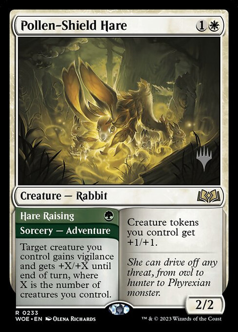 Pollen-Shield Hare // Hare Raising (PWOE) (Foil) (#233p)