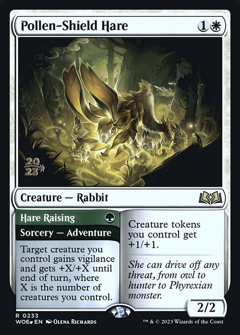 Pollen-Shield Hare // Hare Raising (PWOE) (Foil) (#233s)