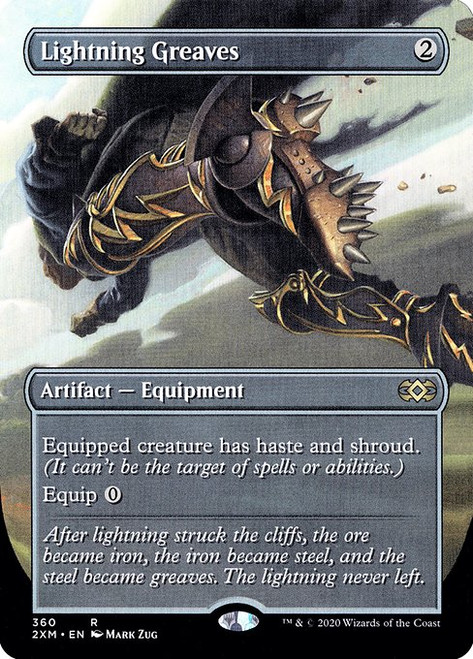 Lightning Greaves (2XM) (Foil) (Borderless) (#360)