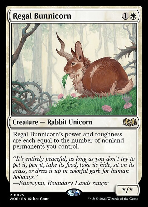 Regal Bunnicorn (PWOE) (Foil) (#25p)