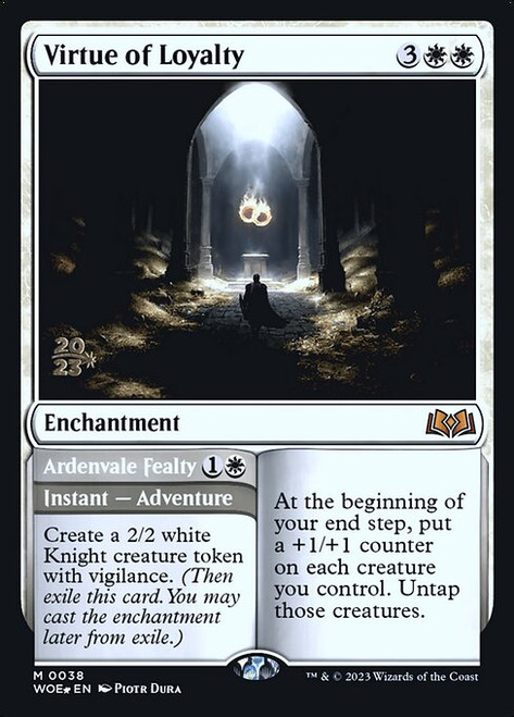 Virtue of Loyalty // Ardenvale Fealty (PWOE) (Foil) (#38s)