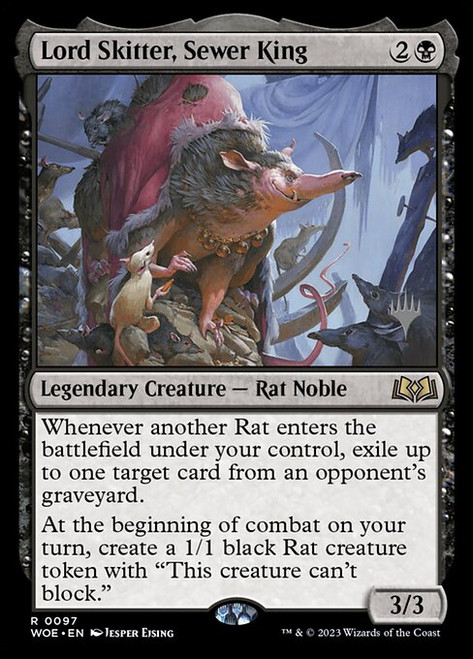 Lord Skitter, Sewer King (PWOE) (Foil) (#97p)