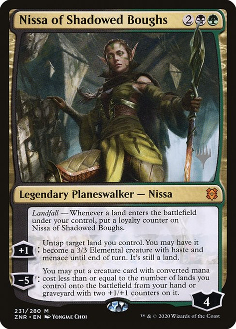 Nissa of Shadowed Boughs (PZNR) (#231p)