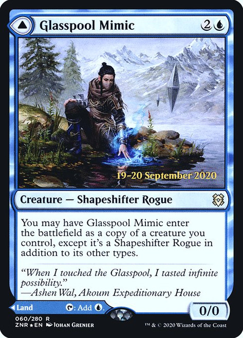 Glasspool Mimic // Glasspool Shore (PZNR) (Foil) (#60s)