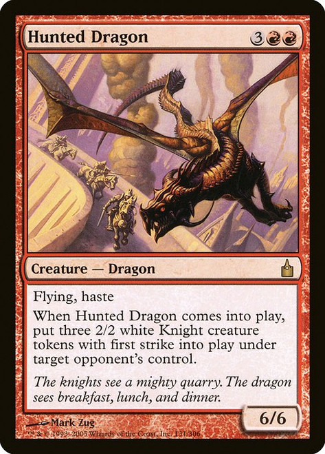 Hunted Dragon (RAV) (Foil) (#131)
