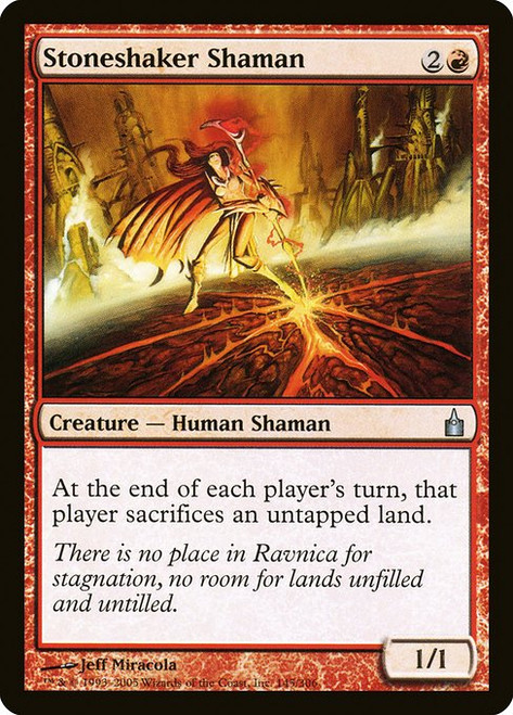 Stoneshaker Shaman (RAV) (Foil) (#145)