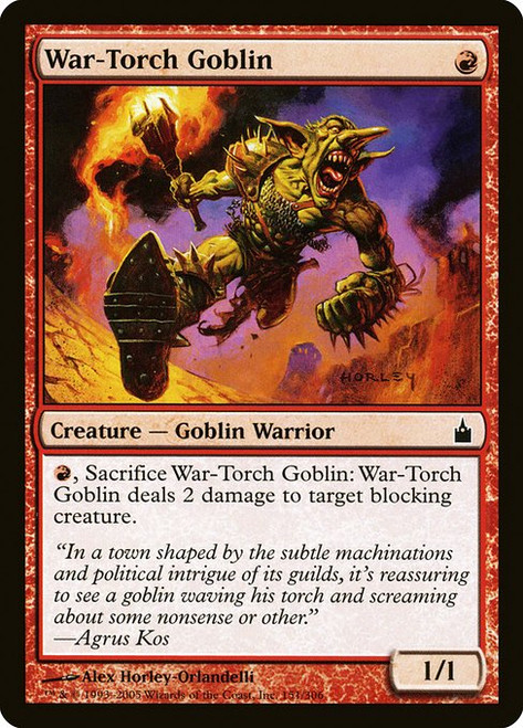 War-Torch Goblin (RAV) (Foil) (#151)
