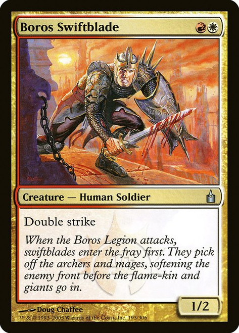 Boros Swiftblade (RAV) (Foil) (#193)