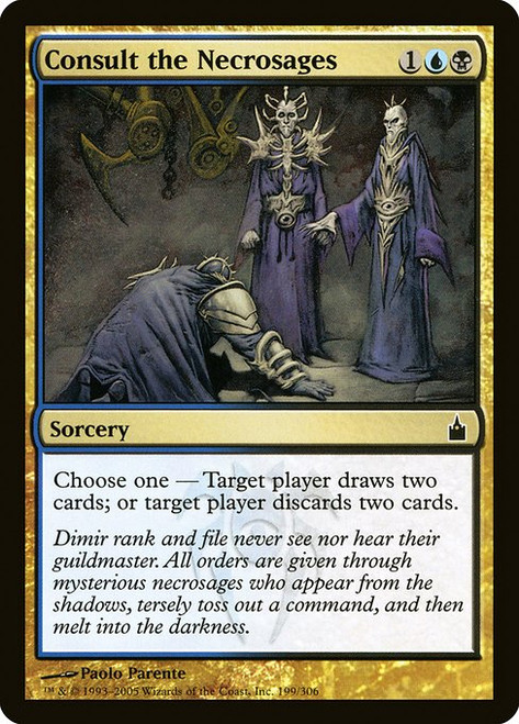 Consult the Necrosages (RAV) (Foil) (#199)