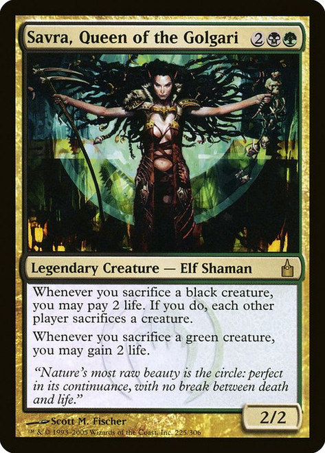 Savra, Queen of the Golgari (RAV) (Foil) (#225)