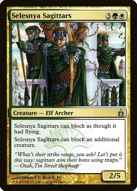 Selesnya Sagittars (RAV) (Foil) (#229)