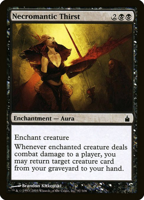 Necromantic Thirst (RAV) (Foil) (#97)
