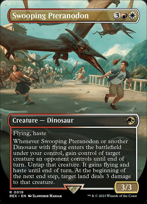 Swooping Pteranodon (REX) (Foil) (Borderless) (#19)