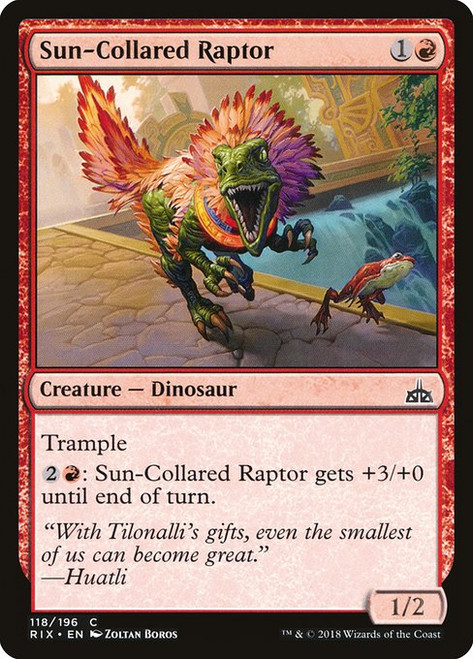 Sun-Collared Raptor (RIX) (Foil) (#118)