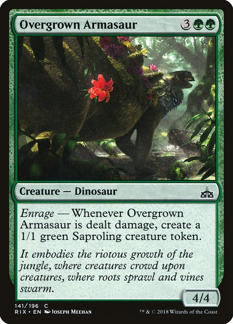 Overgrown Armasaur (RIX) (#141)