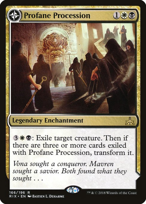 Profane Procession // Tomb of the Dusk Rose (RIX) (Foil) (#166)
