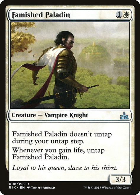 Famished Paladin (RIX) (#8)