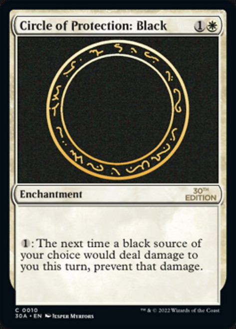 Circle of Protection: Black (30A) (#10)