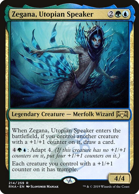 Zegana, Utopian Speaker (RNA) (Foil) (#214)