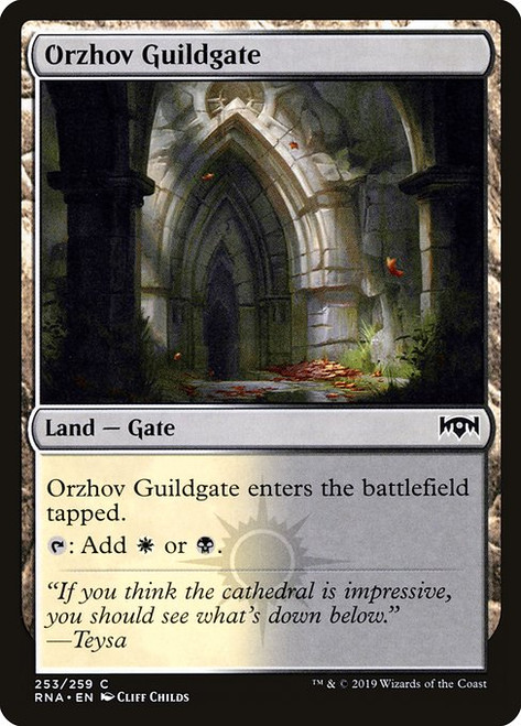 Orzhov Guildgate (RNA) (Foil) (#253)
