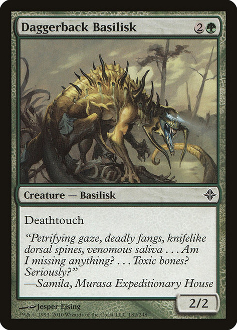 Daggerback Basilisk (ROE) (Foil) (#182)
