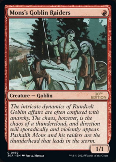 Mons's Goblin Raiders (30A) (#160)
