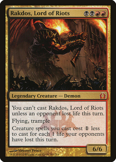 Rakdos, Lord of Riots (RTR) (#187)