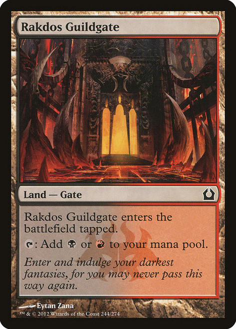 Rakdos Guildgate (RTR) (Foil) (#244)