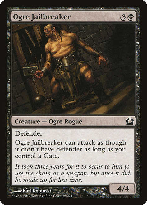 Ogre Jailbreaker (RTR) (Foil) (#72)