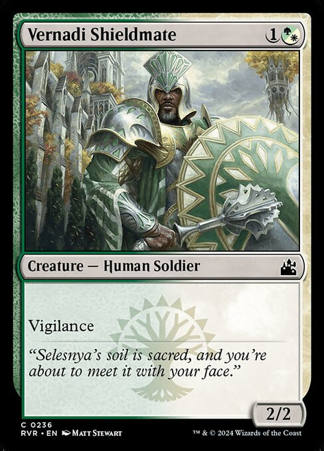 Vernadi Shieldmate (RVR) (Foil) (#236)