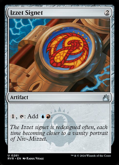 Izzet Signet (RVR) (Foil) (#261)