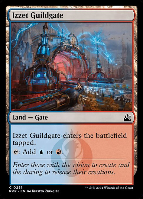 Izzet Guildgate (RVR) (Foil) (#281)