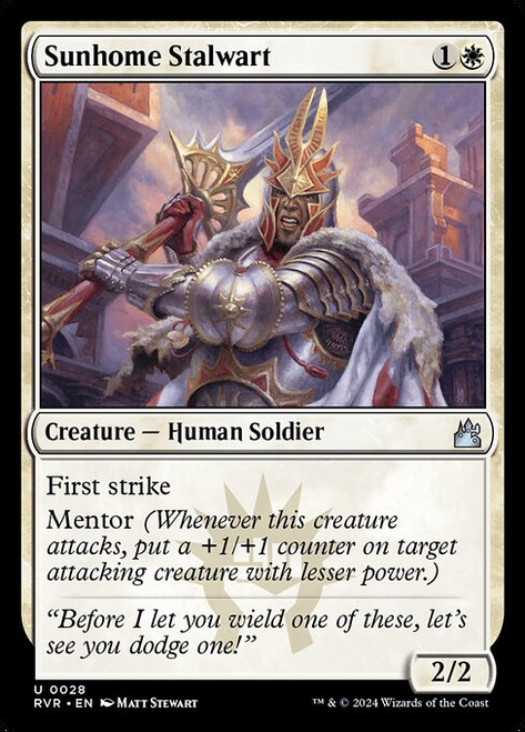 Sunhome Stalwart (RVR) (Foil) (#28)