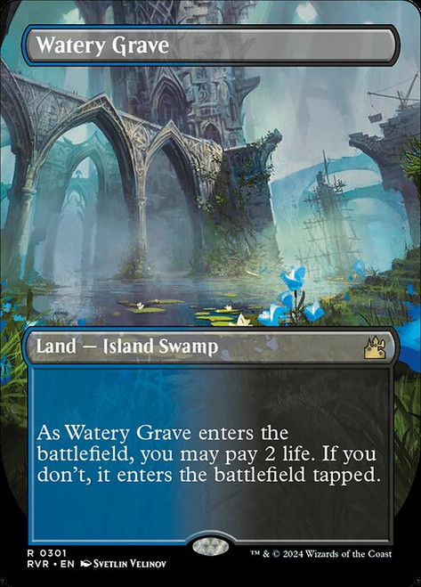 Watery Grave (RVR) (Foil) (Borderless) (#301)