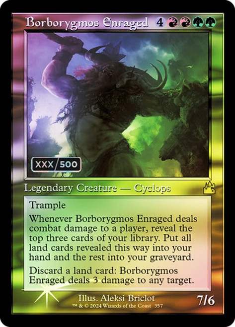 Borborygmos Enraged (RVR) (Double Rainbow) (#357z)