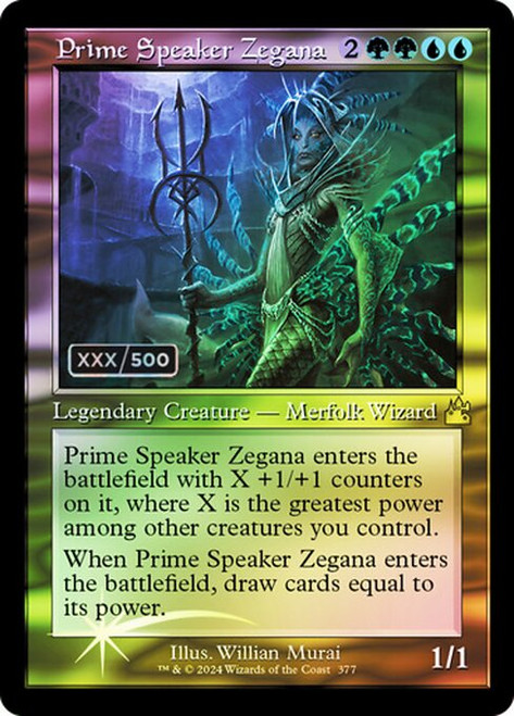 Prime Speaker Zegana (RVR) (Double Rainbow) (#377z)