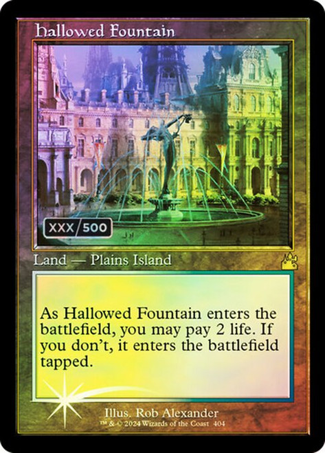 Hallowed Fountain (RVR) (Double Rainbow) (#404z)