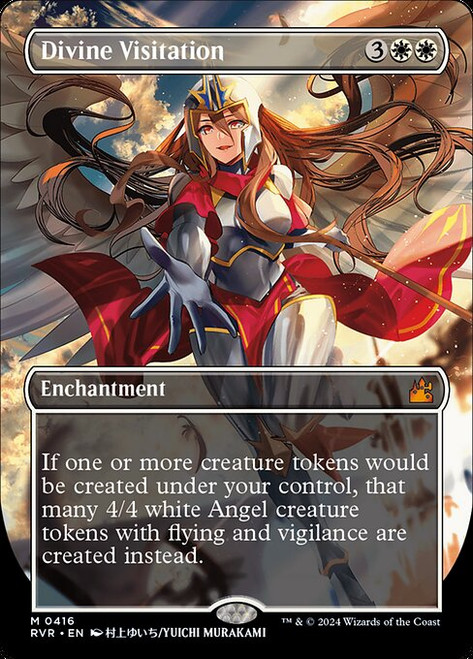 Divine Visitation (RVR) (Foil) (Borderless) (#416)