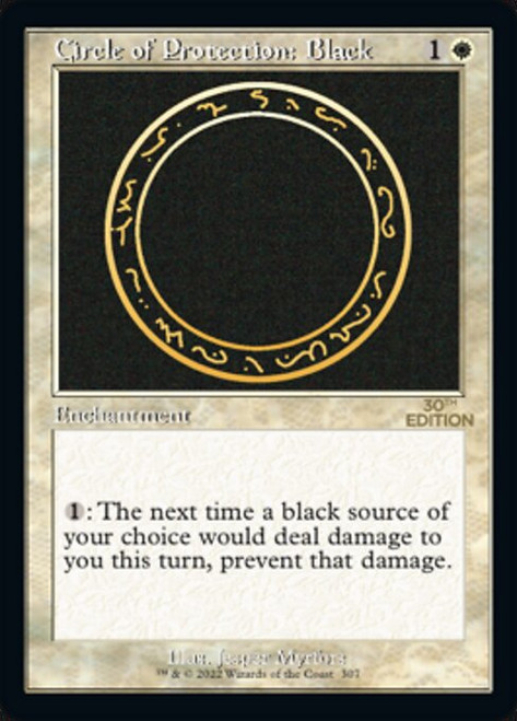 Circle of Protection: Black (30A) (#307)