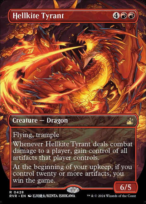 Hellkite Tyrant (RVR) (Borderless) (#428)
