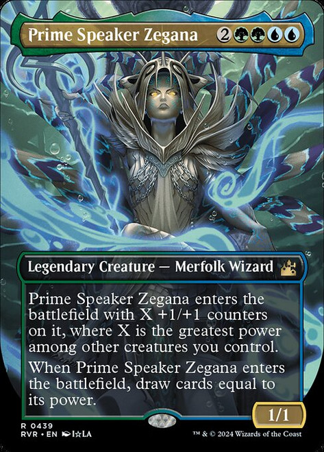 Prime Speaker Zegana (RVR) (Foil) (Borderless) (#439)