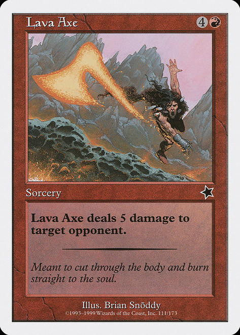 Lava Axe (S99) (#111)