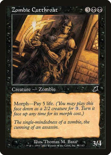 Zombie Cutthroat (SCG) (#81)