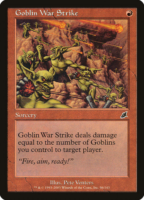 Goblin War Strike (SCG) (Foil) (#96)