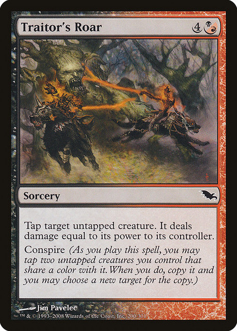 Traitor's Roar (SHM) (Foil) (#200)