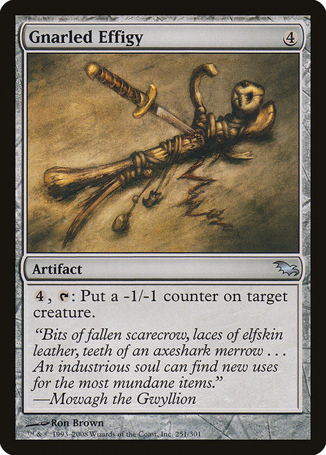 Gnarled Effigy (SHM) (Foil) (#251)