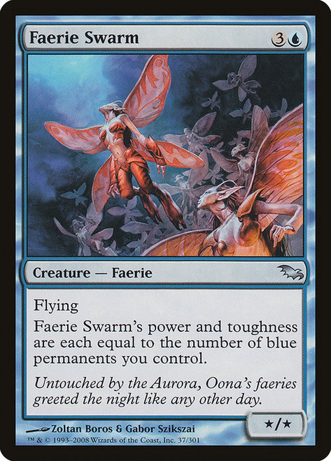 Faerie Swarm (SHM) (Foil) (#37)