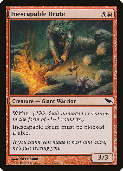 Inescapable Brute (SHM) (Foil) (#95)